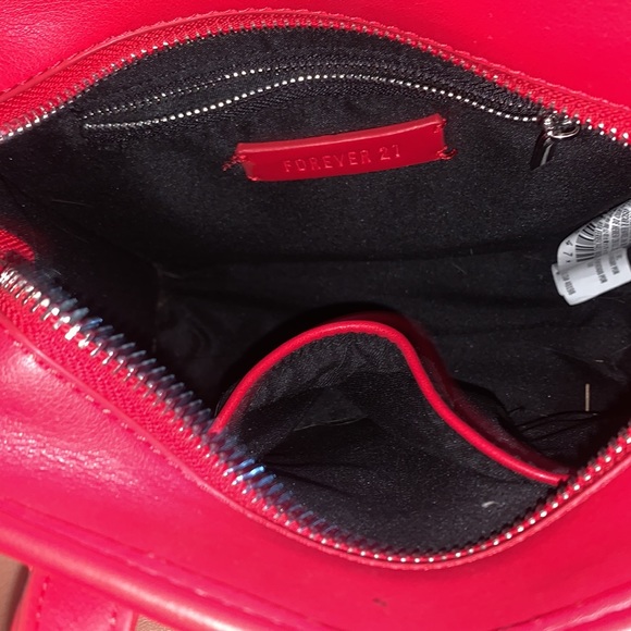 Cherry red hand bag - Picture 5 of 6